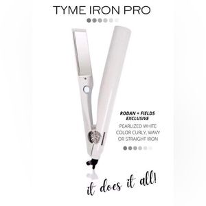 Limited Edition TYME Iron and Brush set.      BNIB - opened for pics only